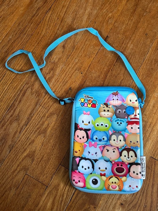 Disney Other - Disney Blue Tsum Tsum Character Crossbody Pouch